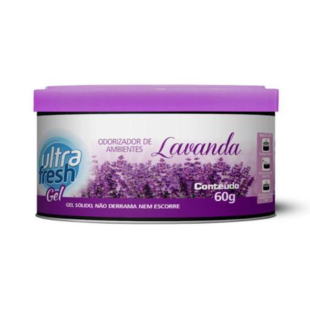 Imagem de Odorizador Gel Lavanda 60g Ultra Fresh DomLine