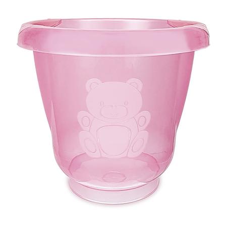 Imagem de Ofurô Para Bebê Fofura 17,5L Banho Infantil - Adoleta Bebê + Surpresa 