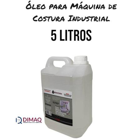 Imagem de Óleo Branco 5 Litros para lubrificação em Máquina Costura - Silicone Paulista