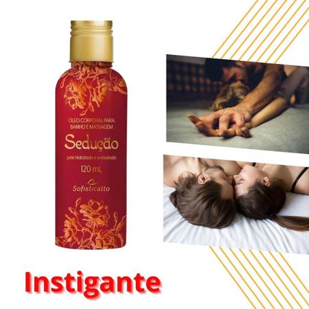 Imagem de Óleo Corporal Para Banho e Massagem Sedução - 2 Unidades