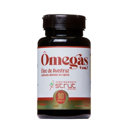 Imagem de Oleo de avestruz strut 90 caps omega 3 6 7 9