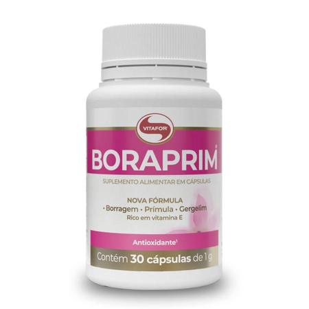 Imagem de Óleo de Borragem e Prímula 1g Boraprim Vitafor 30 cápsulas
