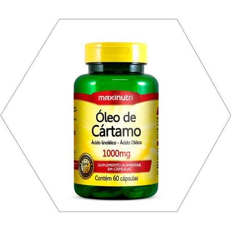 Imagem de Óleo De Cártamo 1000mg 60Cps - Maxinutri