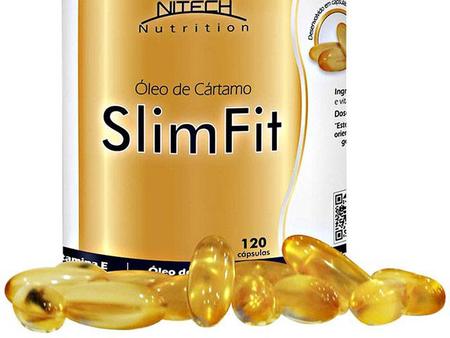 Óleo de Cártamo SlimFit 120 Softgels - Nitech Nutrition - Óleo de