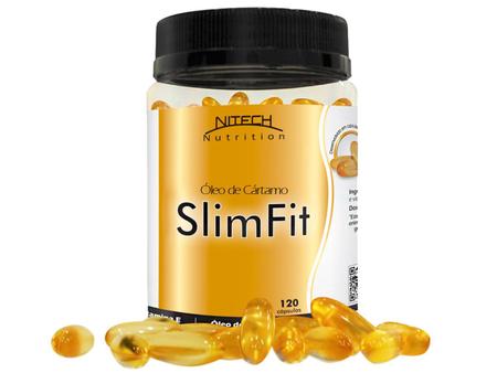 Óleo de Cártamo SlimFit 120 Softgels - Nitech Nutrition - Óleo de