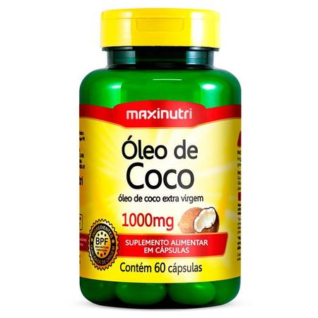 Imagem de Oleo de coco 1000mg 60cps maxinutri