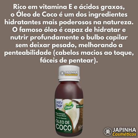 Óleo Vegetal de Umectação Coco 60 ml