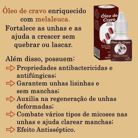 Óleo para Unha Concentrado de Cravo e Melaleuca 8ml Nail Queen -  Coprobel-Mobile