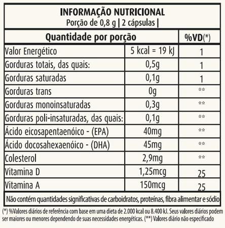 Imagem de Óleo De Fígado De Bacalhau 250mg 60 Cáps - Apisnutri