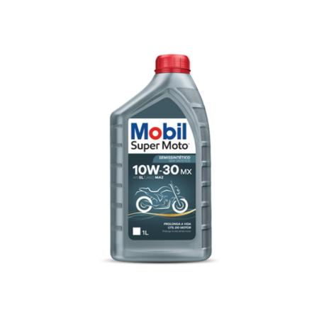 Imagem de Oleo de Moto Mobil Super 10w30 Semi Sintético Mx 4t 2 Litros