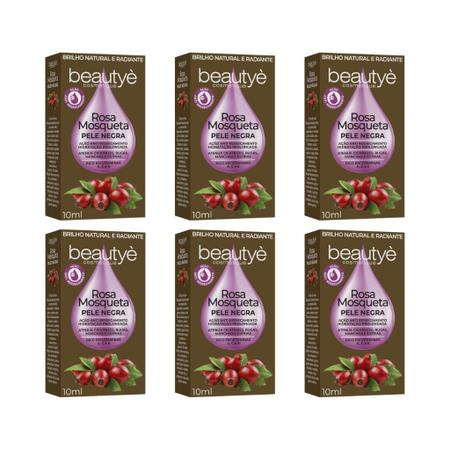 Oleo De Rosa Mosqueta Beautye 10Ml Pele Negra - Kit Com 6Un - Beautyè Imagem de Oleo De Rosa Mosqueta Beautye 10Ml Pele Negra - Kit Com 6Un