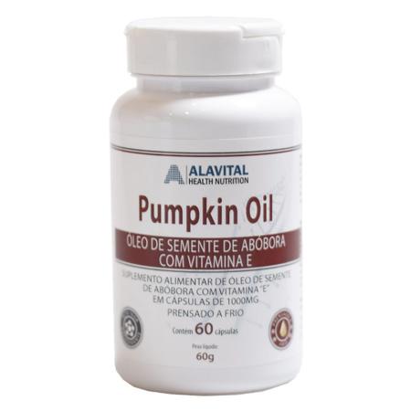 Imagem de Óleo de semente de Abóbora com Vitamina E (Pumpkin Oil) 60 Cápsulas - Alavital