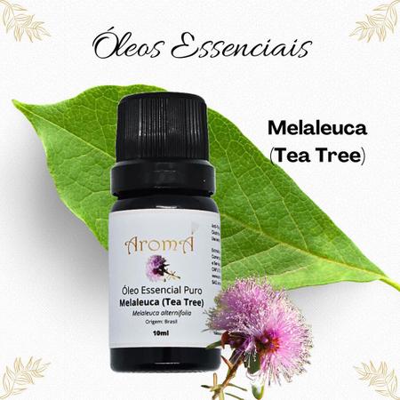 Imagem de Óleo Essencial de Melaleuca (Tea Tree) Aromá 10ml - Anti-fúngico