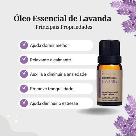 Imagem de Óleo Essencial Lavanda 10ml 100% Natural - Via Aroma