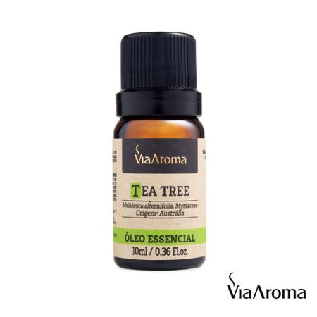 Imagem de Óleo Essencial Melaleuca Tea Tree Via Aroma Para Aromaterapia Puro e Natural