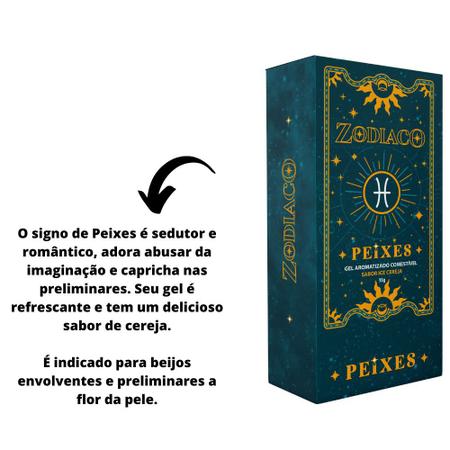 Imagem de Óleo para Massagem Sabor Ice Cereja - Signo Peixes 15g