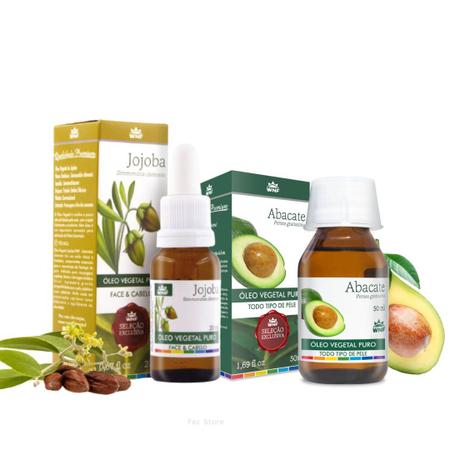 Kit Óleo de Jojoba 30ml + Abacate 30ml - Eco Care