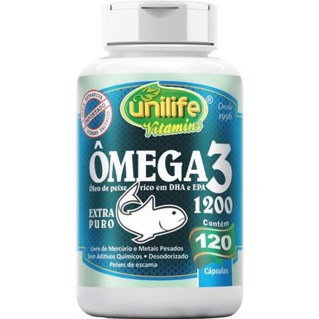 Imagem de Omega 3 120 capsulas 1200 mg Unilife