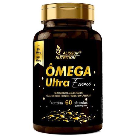 Imagem de Ômega-3 Ultra 1000mg Rico em EPA 990mg DHA 660mg 60 cápsulas - Alisson Nutrition