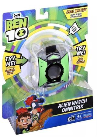 Ben 10 Relogio - Omnitrix Omni-Strike 10 Aliens Com Luz E Som Sunny -  Relógio Masculino - Magazine Luiza