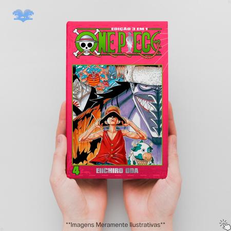 One Piece 3 Em 1 Mangá Vol. 1 Nova Coleção em Português - Mangá