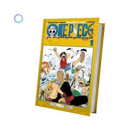 Imagem de One Piece 3 Em 1 Mangá Vol. 1  Nova Coleção em Português - Mangá One Piece 3 Em 1