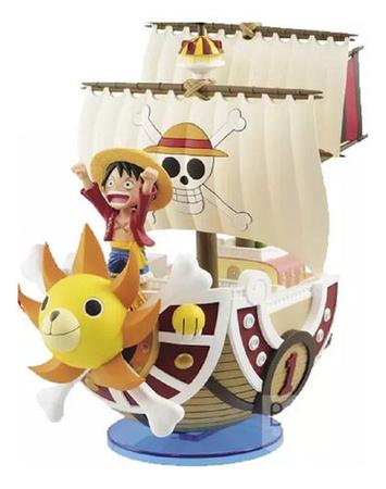Imagem de One Piece Luffy Barco Pirata Thousand Sunny Anime 7 Cm 