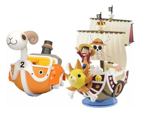 Imagem de One Piece Luffy Barco Pirata Thousand Sunny Anime 7 Cm 