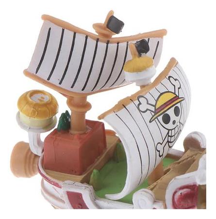 Imagem de One Piece Luffy Barco Pirata Thousand Sunny Anime 7 Cm 