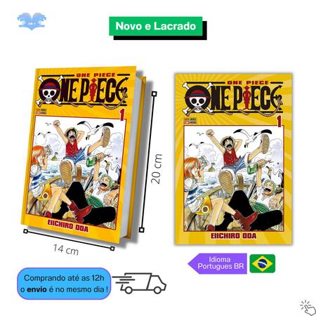 One Piece Mangá Volume 1 - Nova Encadernação Clássica, Capa Mole em  português - Mangá - Magazine Luiza