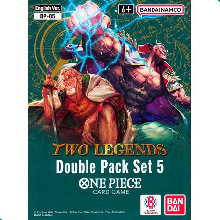 Imagem de One Piece TCG Double Pack Set 5 OP 08 Two Legends Card Game Inglês