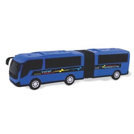 Imagem de Ônibus articulado  sanfonado de brinquedo 36,5 cm