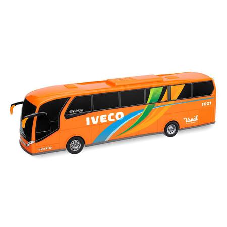 Imagem de Onibus Brinquedo Miniatura Iveco Brinquedo Para Criança