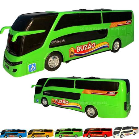 Imagem de ônibus De Brinquedo Grande 40cm Buzão Carrinho