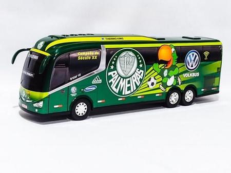 Imagem de Ônibus Miniatura Palmeiras Campeão Século Xx 47 Centímetros.