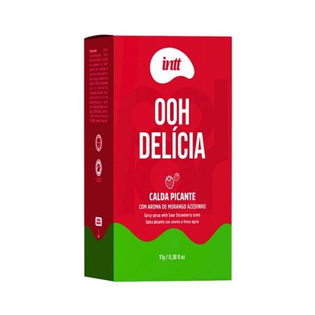 Imagem de OOH Delícia Calda Picante 11g Linha Collors Intt Morango Azedinho