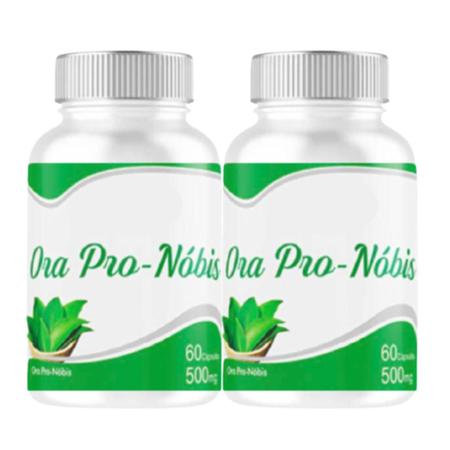 Imagem de Ora  Pro  Nobis 120 Cápsulas  2 frasco x  60 Capsulas 500 mg