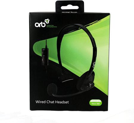 Imagem de ORB Xbox 360 Wired Headset Black (Com fio, Preto) - XBOX 360