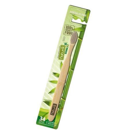 Imagem de Orgânico Natural Escova Dental Natural De Bambu 34 Tufos