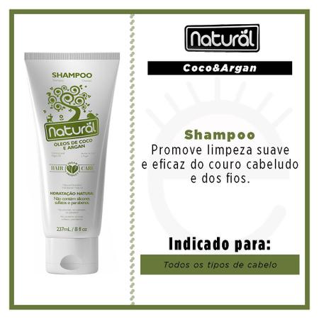 Imagem de Orgânico Natural Óleo de Coco e Argan - Shampoo