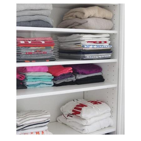 Organizador Camisetas/camisas Bandeja 10 Divisórias - LIMP PLASTIC