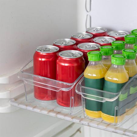 Organizador De Geladeira Em Pet Cristal Médio 3,9 Litros - Arthi Imagem de Organizador De Geladeira Em Pet Cristal Médio 3,9 Litros