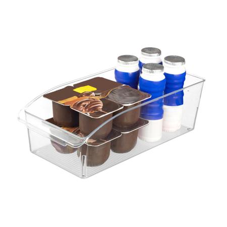 Organizador De Geladeira Em Pet Cristal Médio 3,9 Litros - Arthi Imagem de Organizador De Geladeira Em Pet Cristal Médio 3,9 Litros
