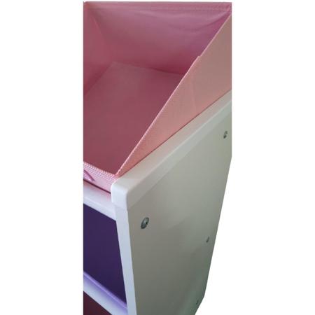 Imagem de Organizador Infantil Porta Brinquedos Colorido Quarto Armário