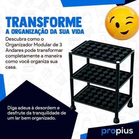 Imagem de Organizador Modular Estante Prateleira Gaveteira Gavetas
