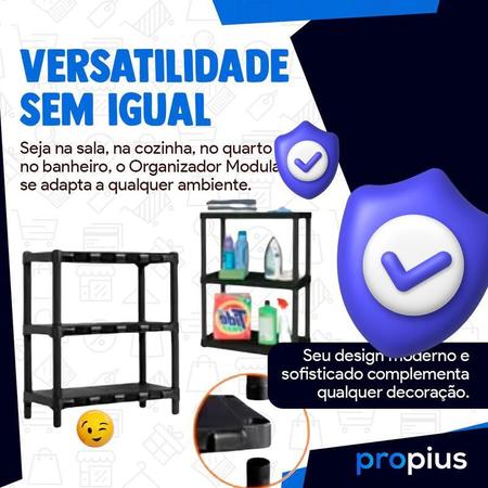 Imagem de Organizador Modular Estante Prateleira Gaveteira Gavetas