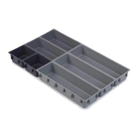 Imagem de Organizador Modular Multiuso Kit Com 7 Peças Gavetas Cozinha