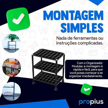 Imagem de Organizador Modular Prateleira Gaveteira Organizadora