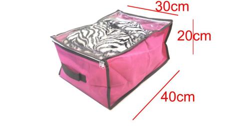 Organizador Multiuso com Ziper Tnt Dobravel Armário - Rocie Imagem de Organizador Multiuso com Ziper Tnt Dobravel Armário - Rocie