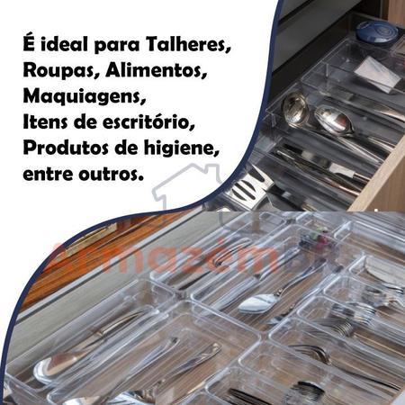 Imagem de Organizador Multiuso Utensílio Roupa Armário Gaveta Quarto Cozinha - 1126 Paramount